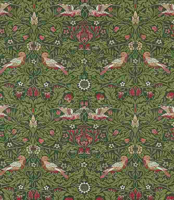 Tump Green Bird Tapestry Fabric