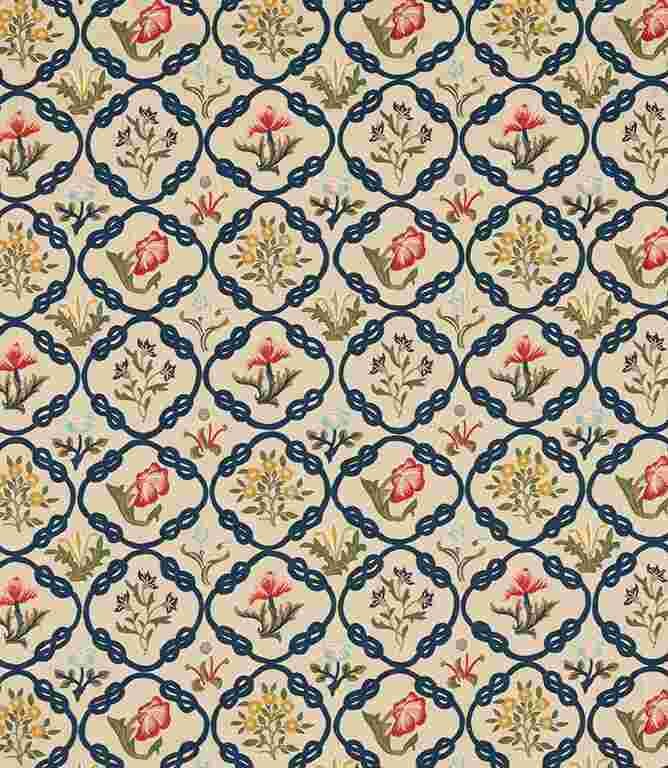 Indigo / Rose May's Coverlet Fabric