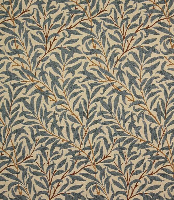 Azure Willow Bough Tapestry Fabric