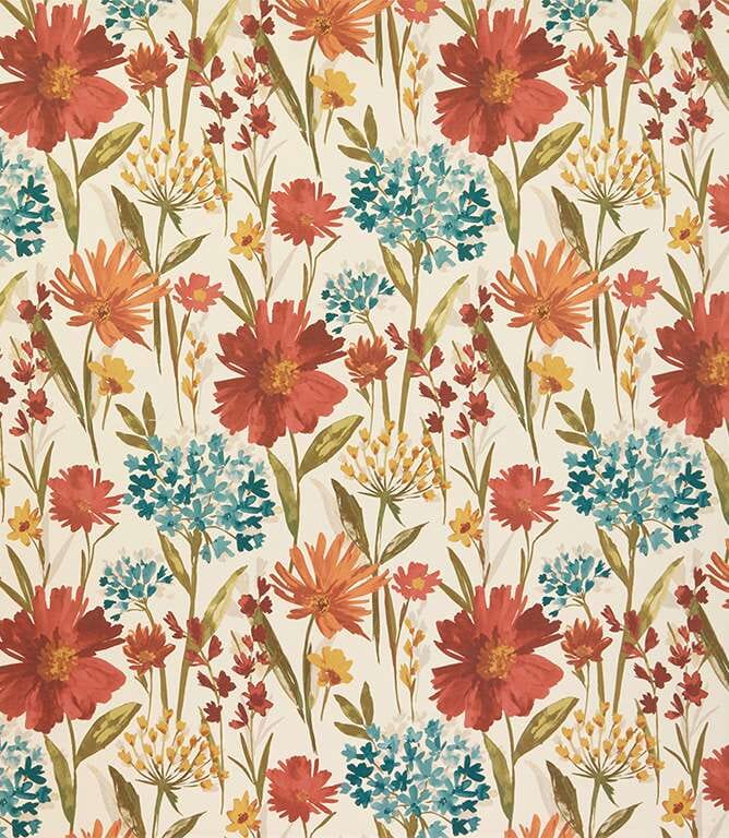 Fleur FR Upholstery Fabric / Ruby Fleur FR Upholstery Fabric / Ruby