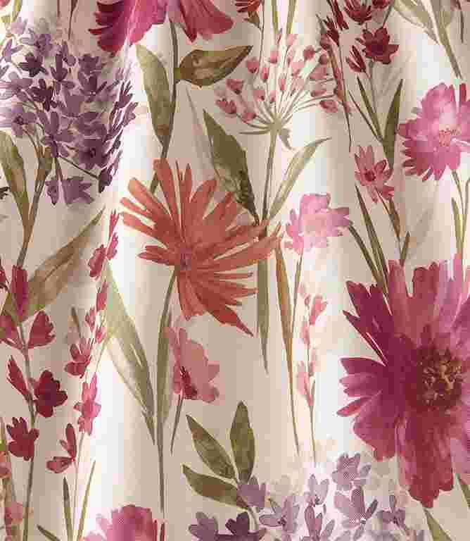 Fleur FR Upholstery Fabric / Mulberry Fleur FR Upholstery Fabric / Mulberry
