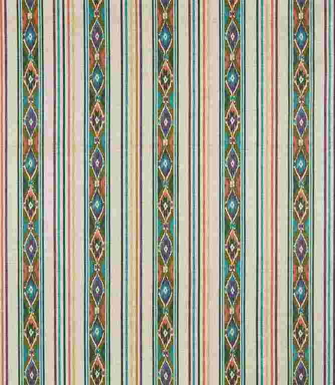 Olivine Boho Stripe Fabric