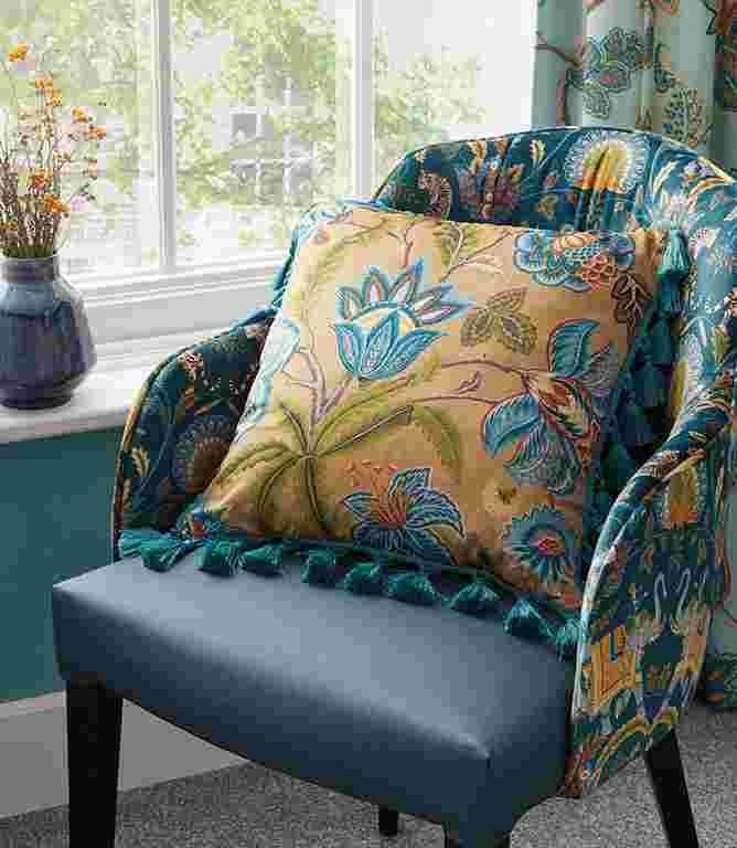 Manasi FR  Fabric / Ochre Manasi FR  Fabric / Ochre