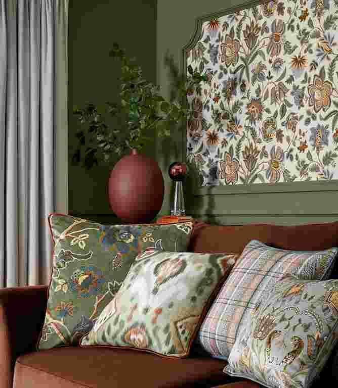 Manasi FR  Fabric / Juniper Manasi FR  Fabric / Juniper