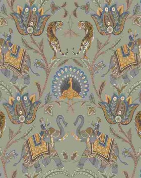 Elephas FR Fabric / Sage Elephas FR Fabric / Sage