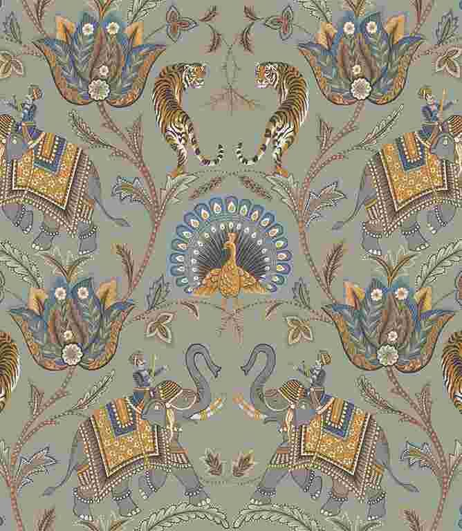 Elephas FR Upholstery Fabric / Sage Elephas FR Upholstery Fabric / Sage