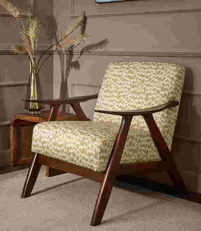 Nara FR Upholstery Fabric / Ochre Nara FR Upholstery Fabric / Ochre