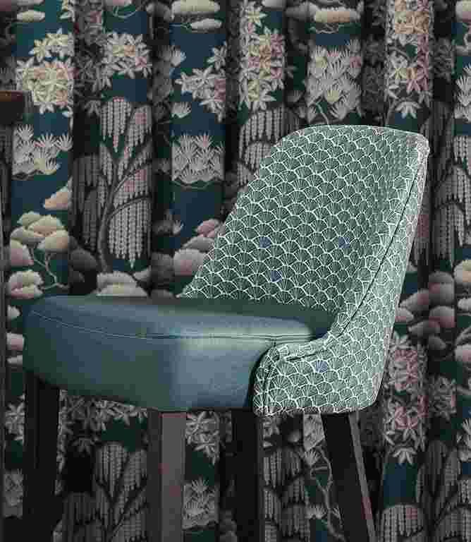 Ayumi FR Upholstery Fabric / Olive Ayumi FR Upholstery Fabric / Olive