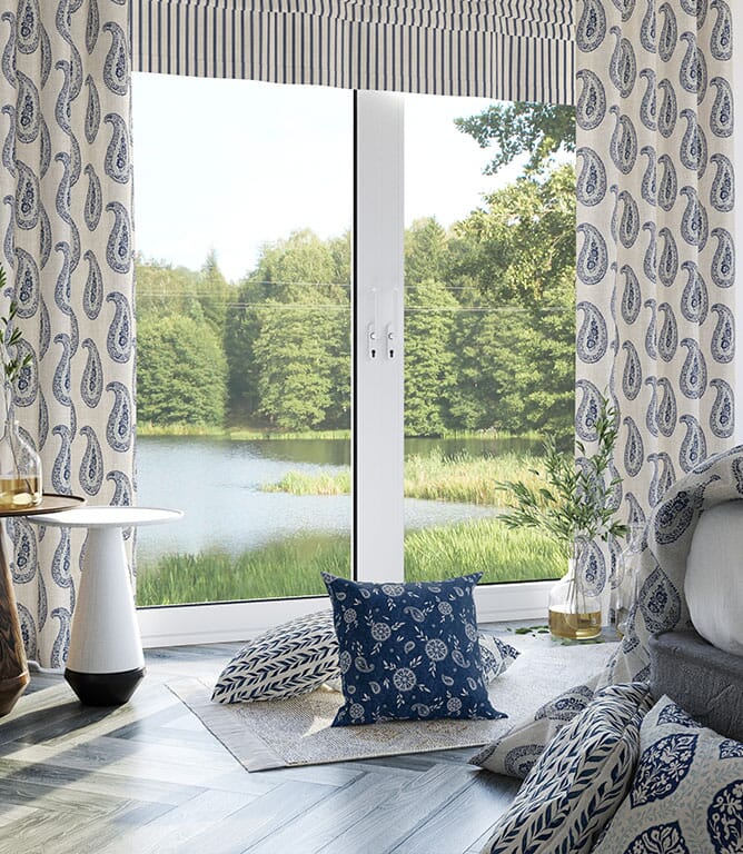 Avery Fabric / Indigo Avery Fabric / Indigo