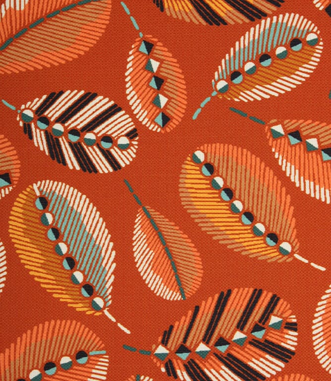 Feather Outdoor Fabric / Terracotta Feather Outdoor Fabric / Terracotta