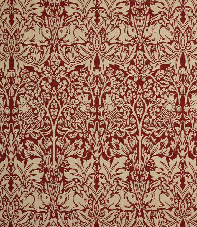 Red Brer Rabbit Tapestry Fabric