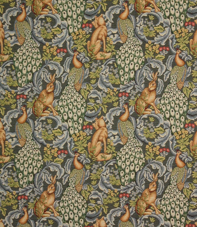 Blue Forest Tapestry Fabric