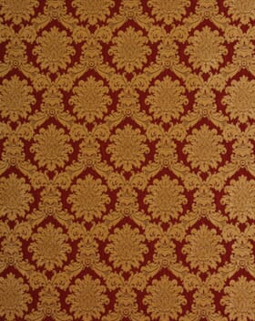 Versailles Damask Fabric / Red Versailles Damask Fabric / Red