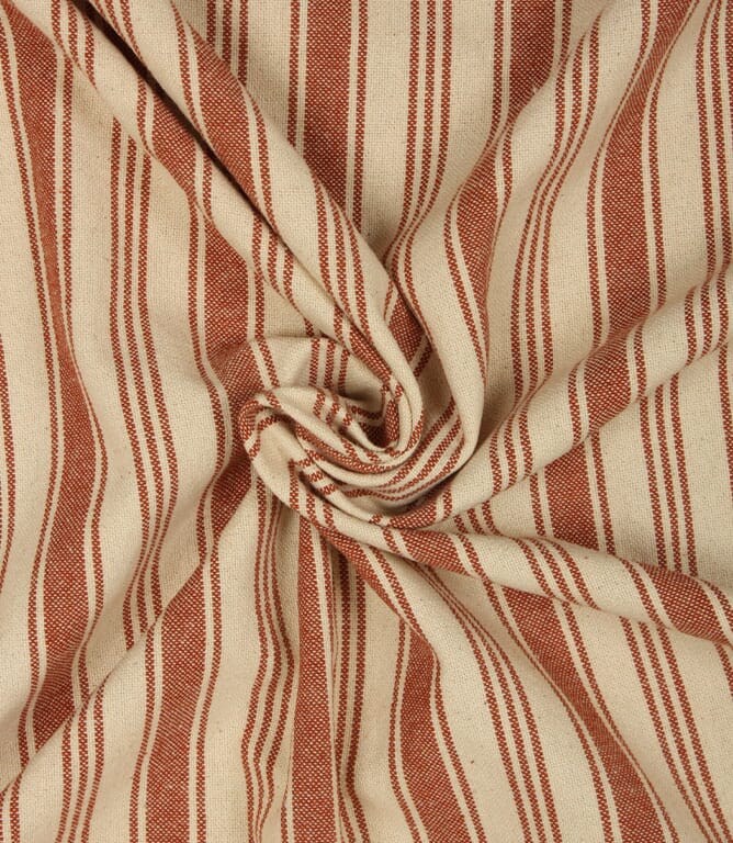 Aldsworth Stripe Fabric / Terracotta Aldsworth Stripe Fabric / Terracotta