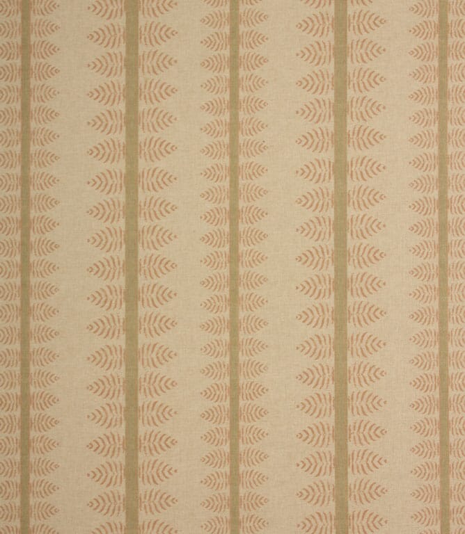 Bella Stripe Fabric / Green & Blush Bella Stripe Fabric / Green & Blush