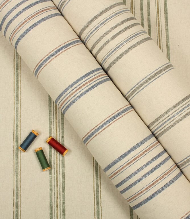 Thomas Stripe Fabric / Green Thomas Stripe Fabric / Green