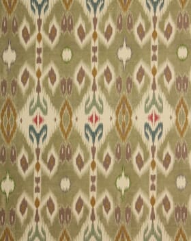 Bibi Ikat Fabric / Matcha Bibi Ikat Fabric / Matcha
