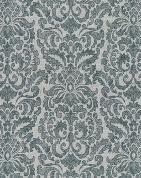 Hazel Damask Fabric / Teal Hazel Damask Fabric / Teal