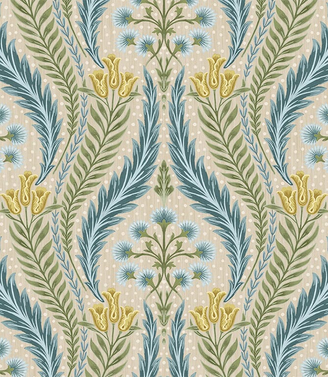 Kashi FR Upholstery Fabric / Teal Kashi FR Upholstery Fabric / Teal