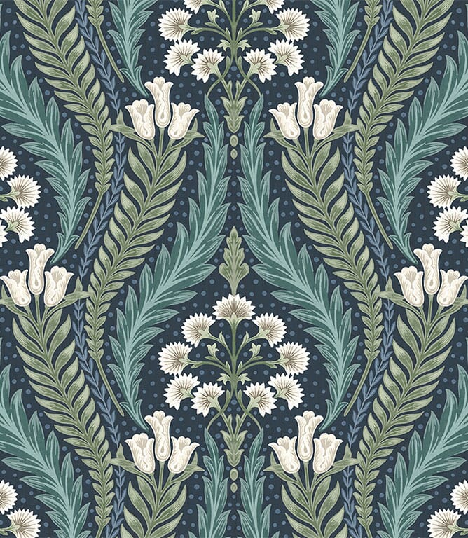 Kashi FR Upholstery Fabric / Sapphire Kashi FR Upholstery Fabric / Sapphire