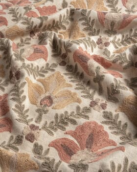 Warwick Fabrics Rajouri Fabric / Clay Warwick Fabrics Rajouri Fabric / Clay
