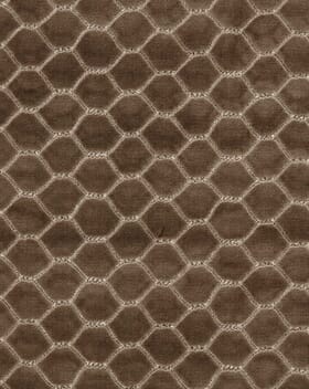 Sanderson Faraday Velvet Fabric / Walnut Sanderson Faraday Velvet Fabric / Walnut