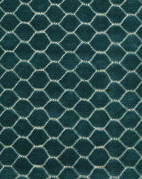 Sanderson Faraday Velvet Fabric / Malachite Sanderson Faraday Velvet Fabric / Malachite