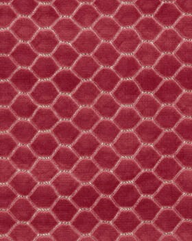Sanderson Faraday Velvet Fabric / Carmine Sanderson Faraday Velvet Fabric / Carmine