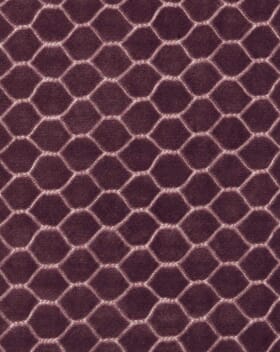 Sanderson Faraday Velvet Fabric / Plum Sanderson Faraday Velvet Fabric / Plum