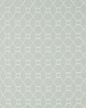 Sanderson Baroque Trellis Fabric / Wedgwood / Chalk Sanderson Baroque Trellis Fabric / Wedgwood / Chalk