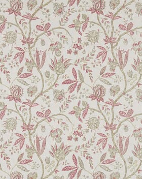 Sanderson Solaine Fabric / Russet / Cream Sanderson Solaine Fabric / Russet / Cream