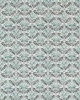 Morris & Co Bellflowers Fabric / Mineral Blue Morris & Co Bellflowers Fabric / Mineral Blue