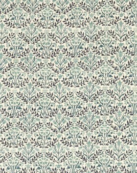 Morris & Co Bellflowers Fabric / Indigo / Seagreen Morris & Co Bellflowers Fabric / Indigo / Seagreen
