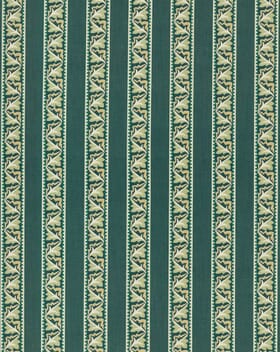 Morris & Co Red Car Stripe Fabric / Emery Blue Morris & Co Red Car Stripe Fabric / Emery Blue