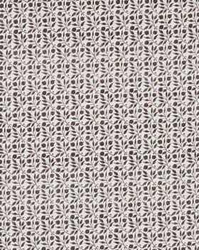 Morris & Co Rosehip Fabric / Black / Ecru Morris & Co Rosehip Fabric / Black / Ecru