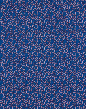 Harlequin Wiggle Fabric / Lapis / Spinel Harlequin Wiggle Fabric / Lapis / Spinel