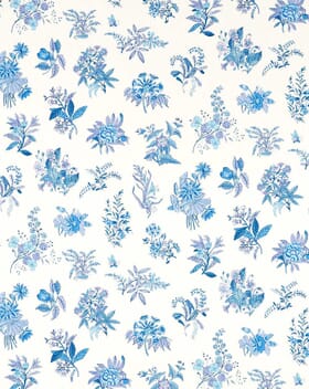Harlequin Woodland Floral Fabric / Lapis / Amethyst / Pearl Harlequin Woodland Floral Fabric / Lapis / Amethyst / Pearl