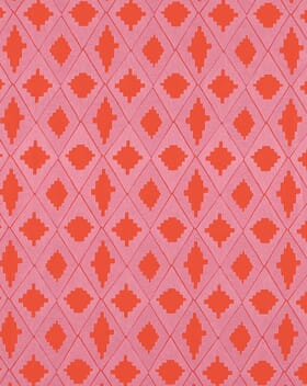 Harlequin Garden Terrace Fabric / Ruby / Rose Harlequin Garden Terrace Fabric / Ruby / Rose