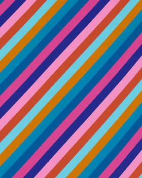 Harlequin Sherbet Stripe Fabric / Lapis / Spinel / Aquamarine Harlequin Sherbet Stripe Fabric / Lapis / Spinel / Aquamarine