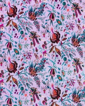 Harlequin Wonderland Floral Fabric / Amethyst / Lapis / Ruby Harlequin Wonderland Floral Fabric / Amethyst / Lapis / Ruby