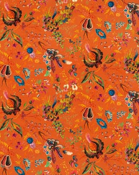 Harlequin Wonderland Floral Fabric / Amber / Lapis / Ruby Harlequin Wonderland Floral Fabric / Amber / Lapis / Ruby