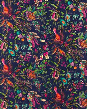 Harlequin Wonderland Floral Fabric / Sapphire / Spinel / Emerald Harlequin Wonderland Floral Fabric / Sapphire / Spinel / Emerald