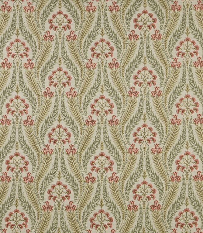 Dark Coral Verini Fabric