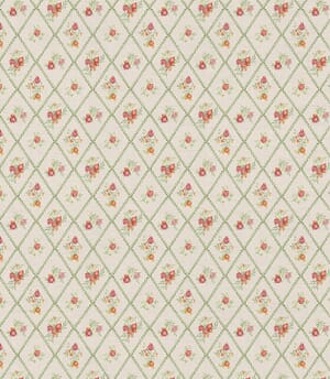 Pomegranate Trellis Fabric / Cream