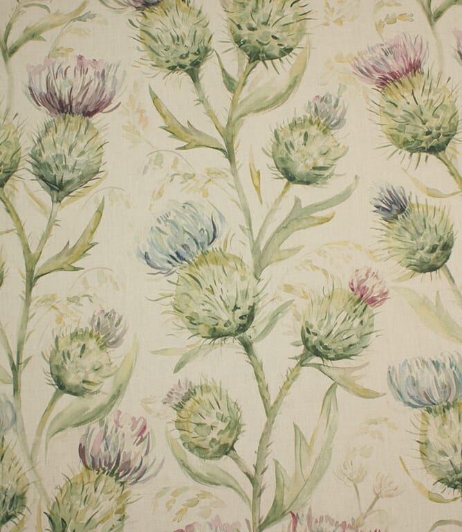Spring / Natural Thistle Glen Clear Fabric