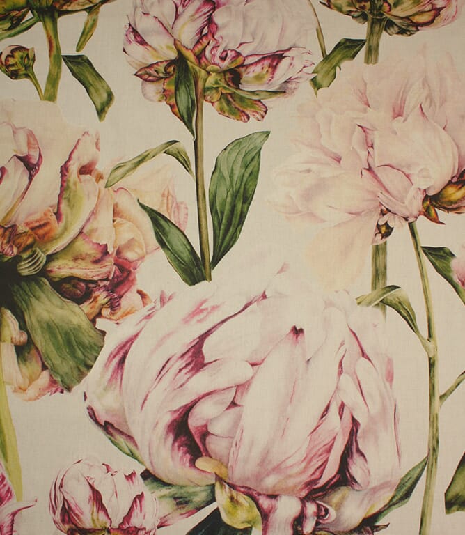 Fuchsia Heligan Panel Fabric