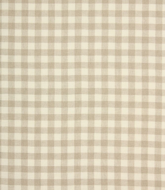 Natural Cotswold Linen Check Fabric