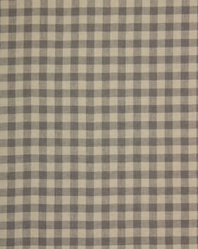 Cotswold Linen Check Fabric / Grey Cotswold Linen Check Fabric / Grey