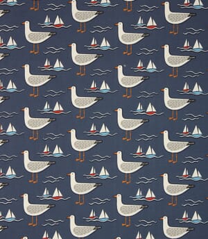 Ice Cream Thief Fabric / Navy