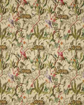 Jungle Tapestry Fabric / Cream Jungle Tapestry Fabric / Cream